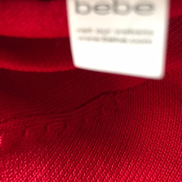 🚦Bebe red knit top - Picture 5 of 7